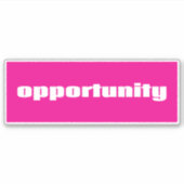 Mogelijkheid Sticker (Voorkant)