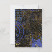 Mogen David Circular Star Bar Mitzvah Party Kaart (Achterkant)