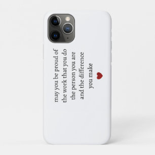mogen jullie trots zijn op het werk dat jullie doe iPhone 11 pro hoesje