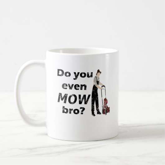 Mogen u de Funny Lawn Mower Lawn Care Custom Mok (Links)