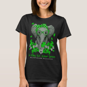 Mogen we het bewustzijn van de groene olifant ment t-shirt