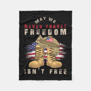 Mogen we nooit vergeten dat de vrijheid de vlag va fleece deken