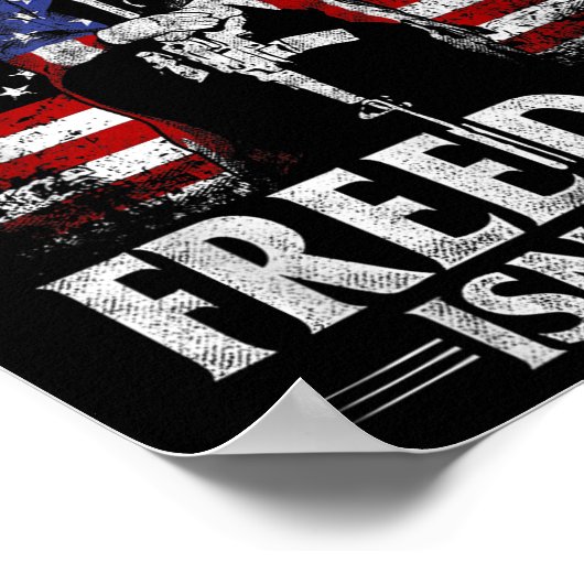 Mogen we nooit vergeten dat de vrijheid een vrije poster (Hoek)