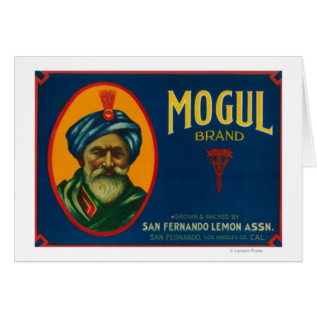 Mogul Lemon LabelSan Fernando, CA (Voorkant Horizontaal)