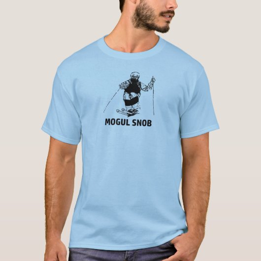 Mogul Skiing Snob T-shirt (Voorkant)