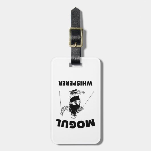 Mogul Whisperer Bagagelabel (Voorkant verticaal)