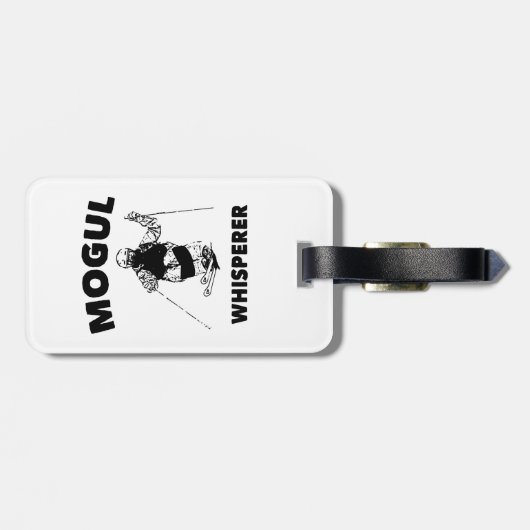 Mogul Whisperer Bagagelabel (Achterkant horizontaal)