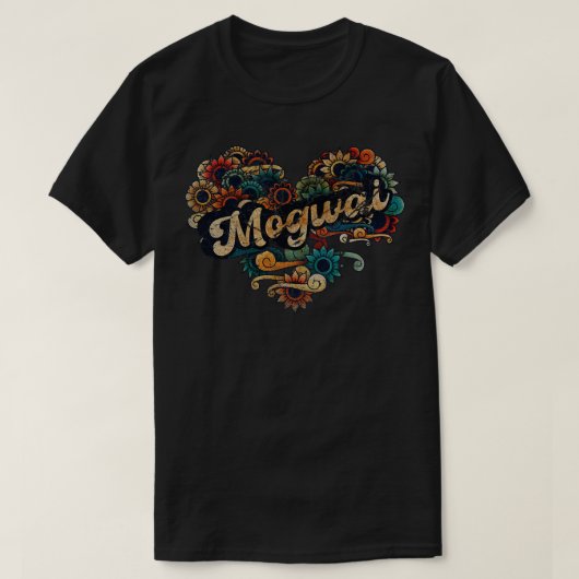 MOGWAI VIGNETTE KLEUR T-SHIRT (Design voorkant)