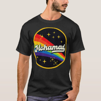 Mohamad Rainbow in ruimte  stijl T-shirt