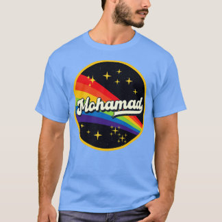 Mohamad Rainbow in ruimte stijl T-shirt