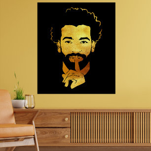 Mohamed Salah, de Egyptische Koning van het Voetba Poster