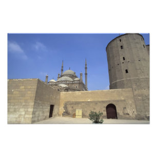 Mohammed Ali-moskee bij de Citadel van Caïro, Foto Afdruk