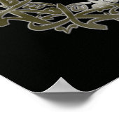 Mohammed (pbuh) Calligrafie... Poster (Hoek)