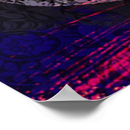 Mohammed (pbuh), moderne kalligrafie.. poster (Hoek)