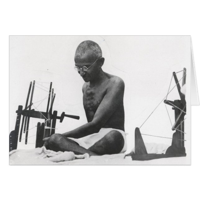Mohandas Karamchand Gandhi (Devant horizontal)