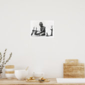 Mohandas Karamchand Gandhi Poster (Keuken)
