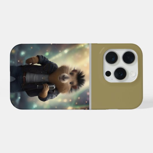 "Mohawk Capybara: Rockin' the River!" (Verso Horizontal)