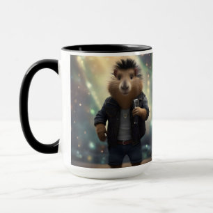"Mohawk Capybara: Rockin' the River!" Mok
