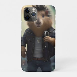 "Mohawk Capybara: Rockt de Rivier!" iPhone 11 Pro Hoesje
