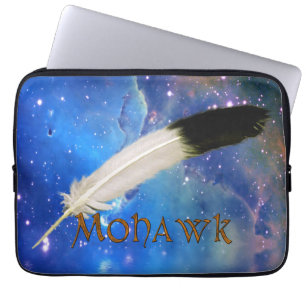 MOHAWK Nation & Feather Space-laptophoes Laptop Sleeve