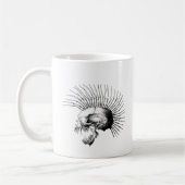 Mohawk Skull Koffiemok (Links)
