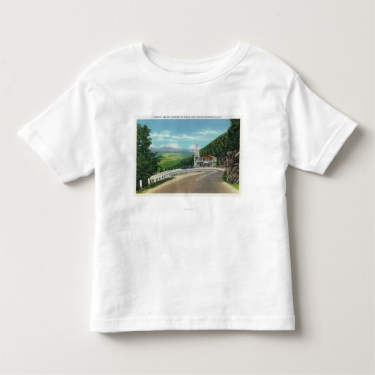 Mohawk Trail Hairpin Draai & Observatower Kinder Shirts (Voorkant)