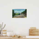 Mohawk Trail Hairpin Draai & Observatower Poster (Keuken)