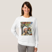 Mohawk Trail, Uitzicht van Mohawk Indians T-shirt (Voorkant volledig)