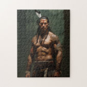 Mohawk warrior legpuzzel (Verticaal)