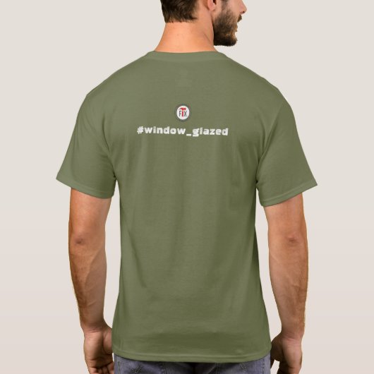 MOHF | Glazeerd en verward - Vermoeidheidsgroen: U T-shirt (Achterkant)