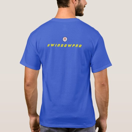 MOHF | Kapitein Window - Diep Royal2: Unisex   T-shirt (Achterkant)