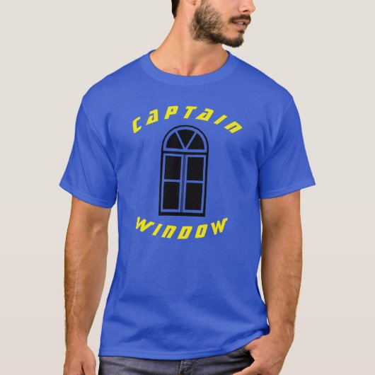 MOHF | Kapitein Window - Diep Royal2: Unisex   T-shirt (Voorkant)