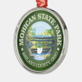 Mohican State Park Metalen Ornament (Links)