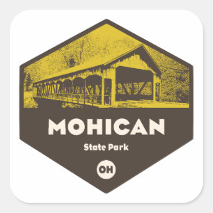 Mohican State Park Ohio Vierkante Sticker