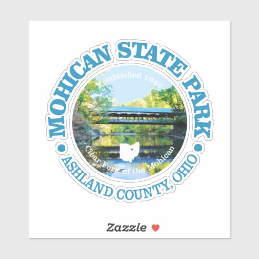 Mohican State Park Sticker (Vel)