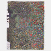 Mohnfeld, Gustav Klimt Fleece Deken (Voorkant)