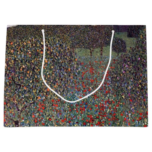 Mohnfeld, Gustav Klimt Groot Cadeauzakje (Voorkant)