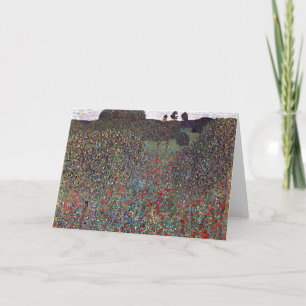 Mohnfeld, Gustav Klimt Kaart