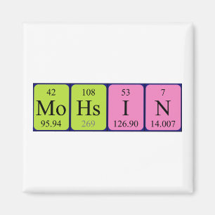 Mohsin periodiek table name magnet magneet