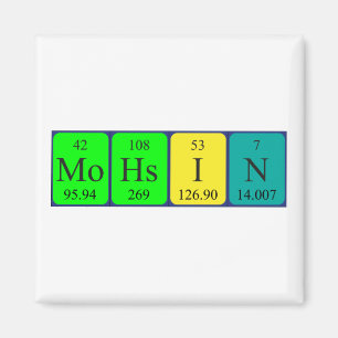 Mohsin periodiek table name magnet magneet