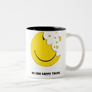 moi aime les visages heureux mug