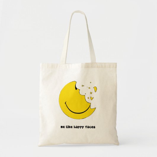 moi comme sac à visages heureux (Devant)