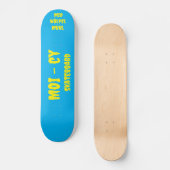 MOI - cy Skateboard bleu (Recto)