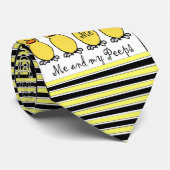 Moi et ma cravate de piaulements (Roulé)