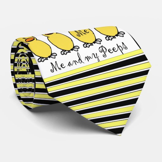 Moi et ma cravate de piaulements (Roulé)