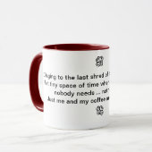Moi et ma tasse de café (Devant gauche)
