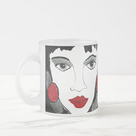 Moi et ma tasse de café givrée par amour-propre (Gauche)