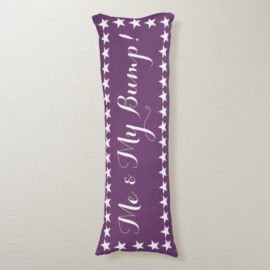 Moi et mon de bosse coussin pourpre longtemps (devant Vertical)