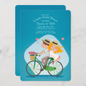 Moi et vous Couples Invitation de douche nuptiale (Devant / Derrière)