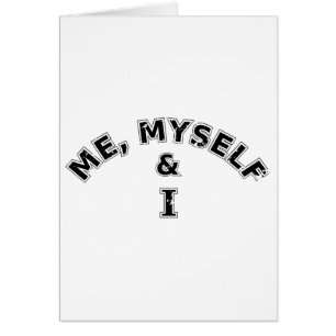 Moi-Même Et Je Typographie